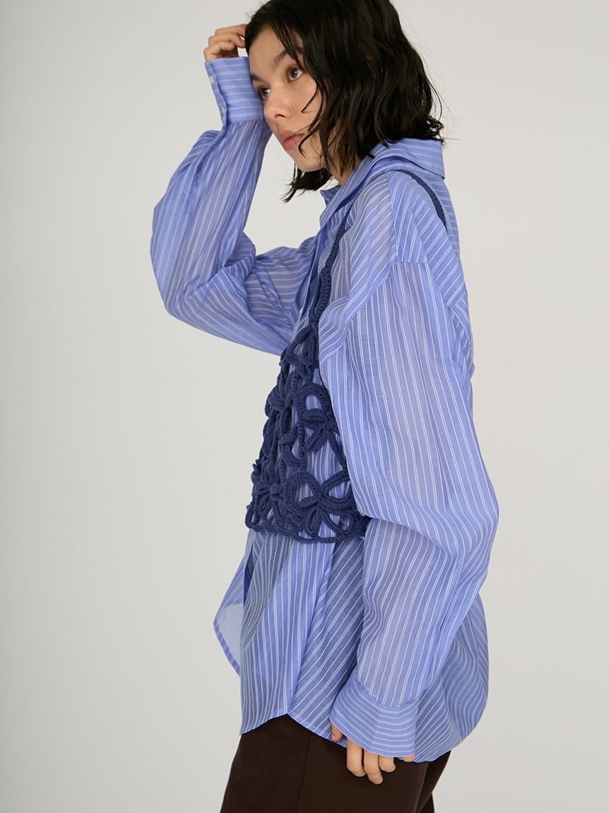 emmi atelier「かぎ針ハンドニットビスチェ」|ベスト・ジレ|