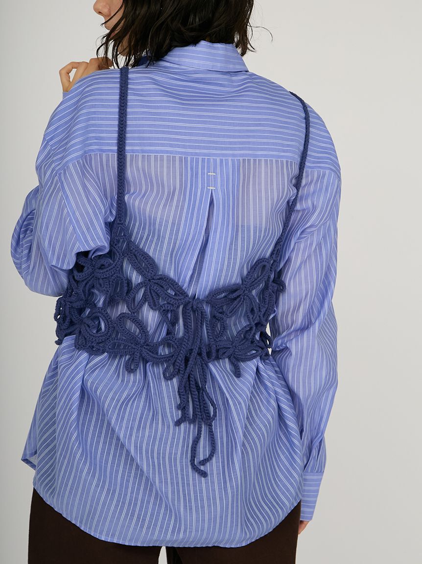 emmi atelier「かぎ針ハンドニットビスチェ」|ベスト・ジレ|