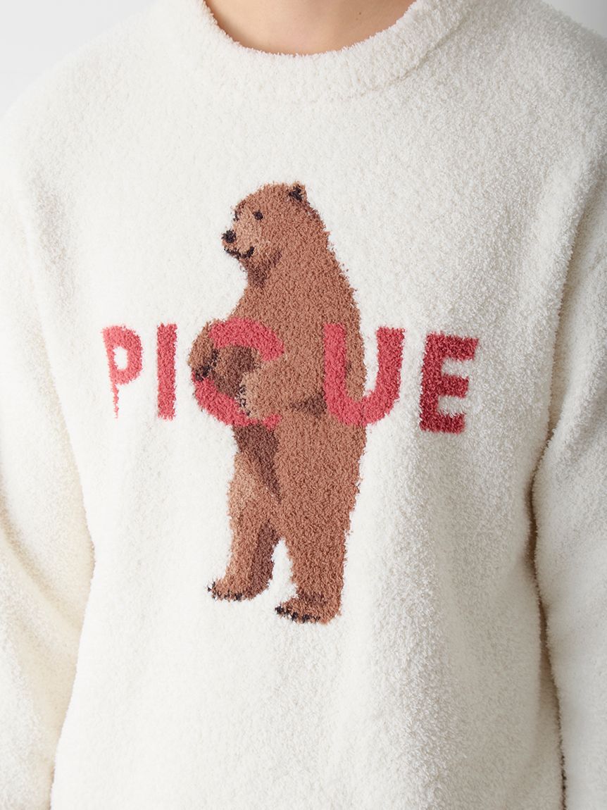 GELATO PIQUE HOMME「【HOMME】パウダーフォレストベアジャガードプルオーバー」|プルオーバー|