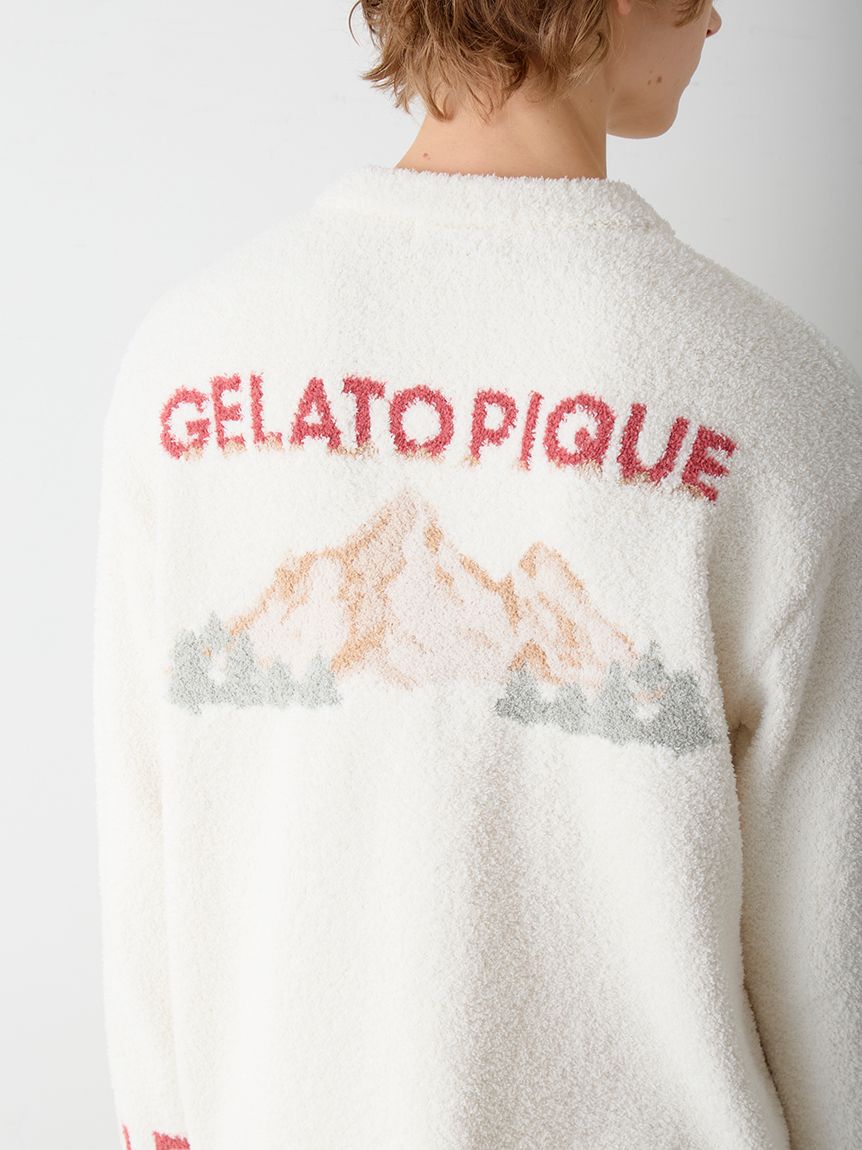GELATO PIQUE HOMME「【HOMME】パウダーフォレストベアジャガードプルオーバー」|プルオーバー|