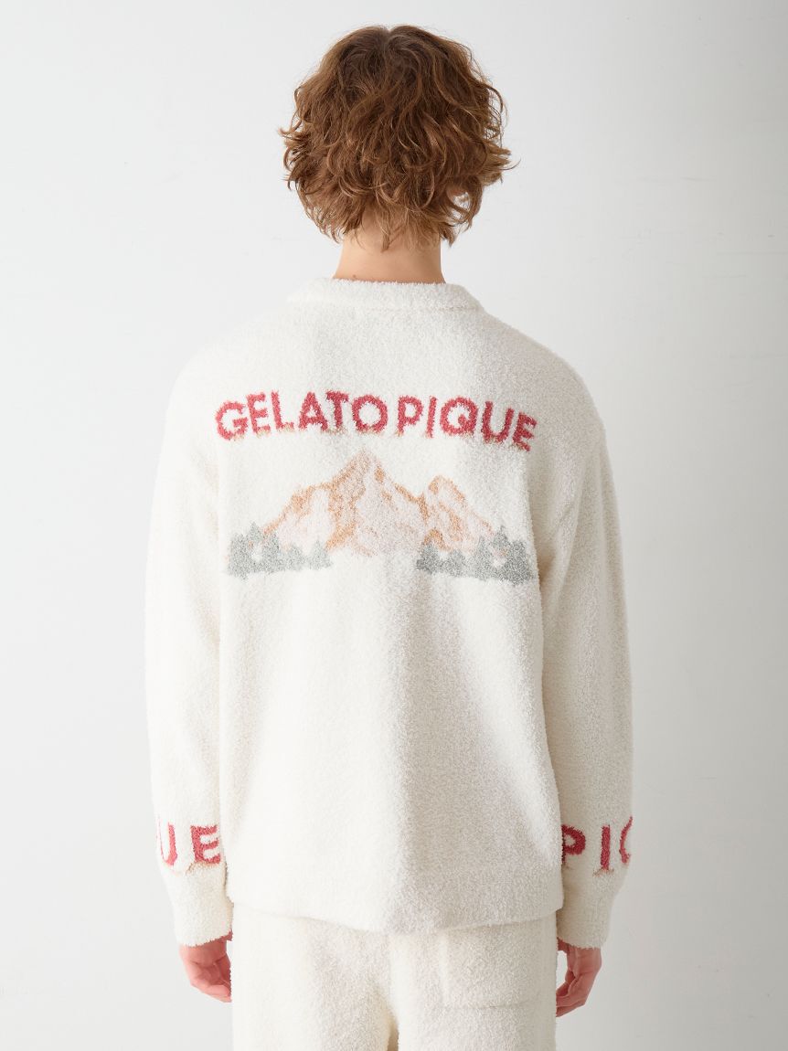 GELATO PIQUE HOMME「【HOMME】パウダーフォレストベアジャガードプルオーバー」|プルオーバー|