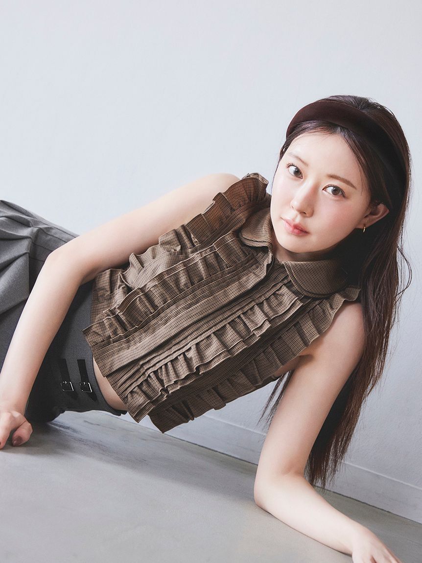 SNIDEL「ベロアカチューシャ」|ヘアバンド|