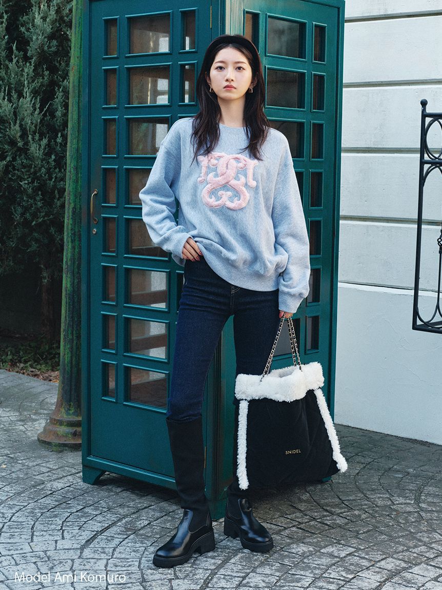 SNIDEL「ベロアカチューシャ」|ヘアバンド|