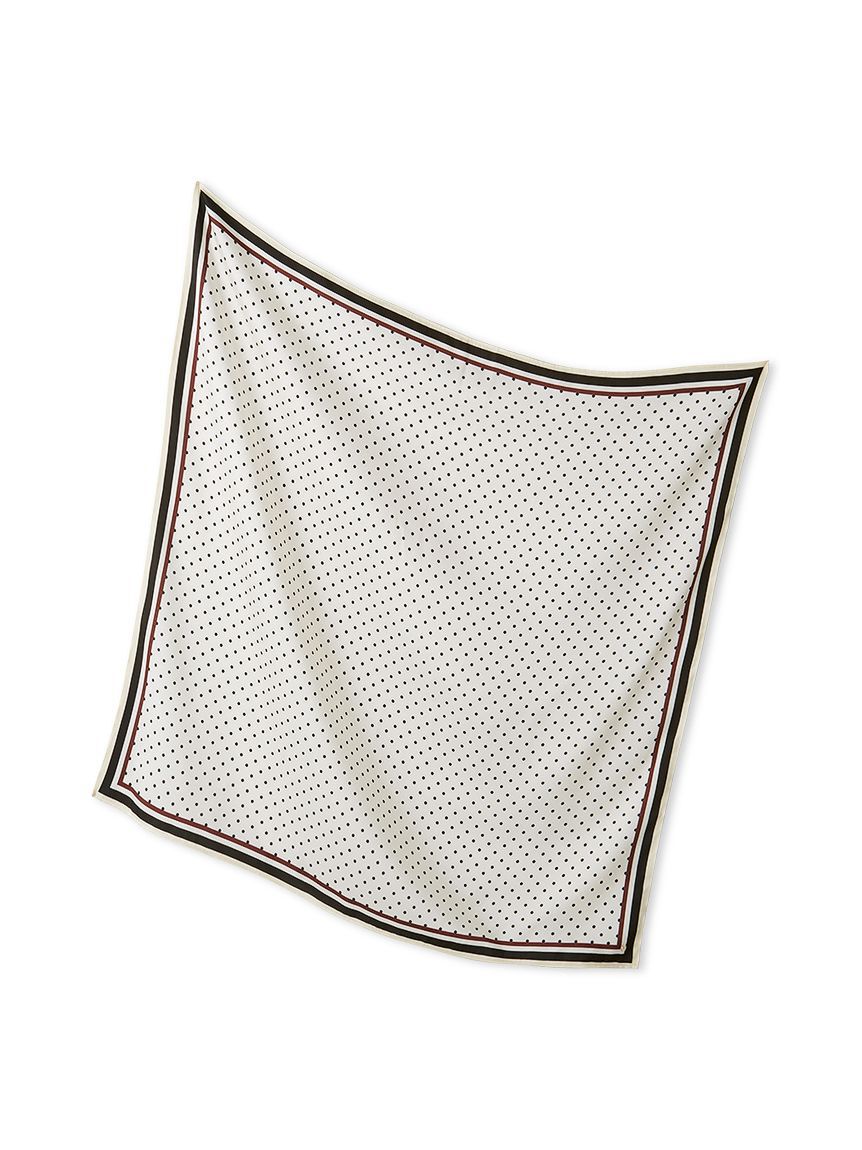 SNIDEL「ドット柄ベーシックスカーフ」|バンダナ・スカーフ|WHT