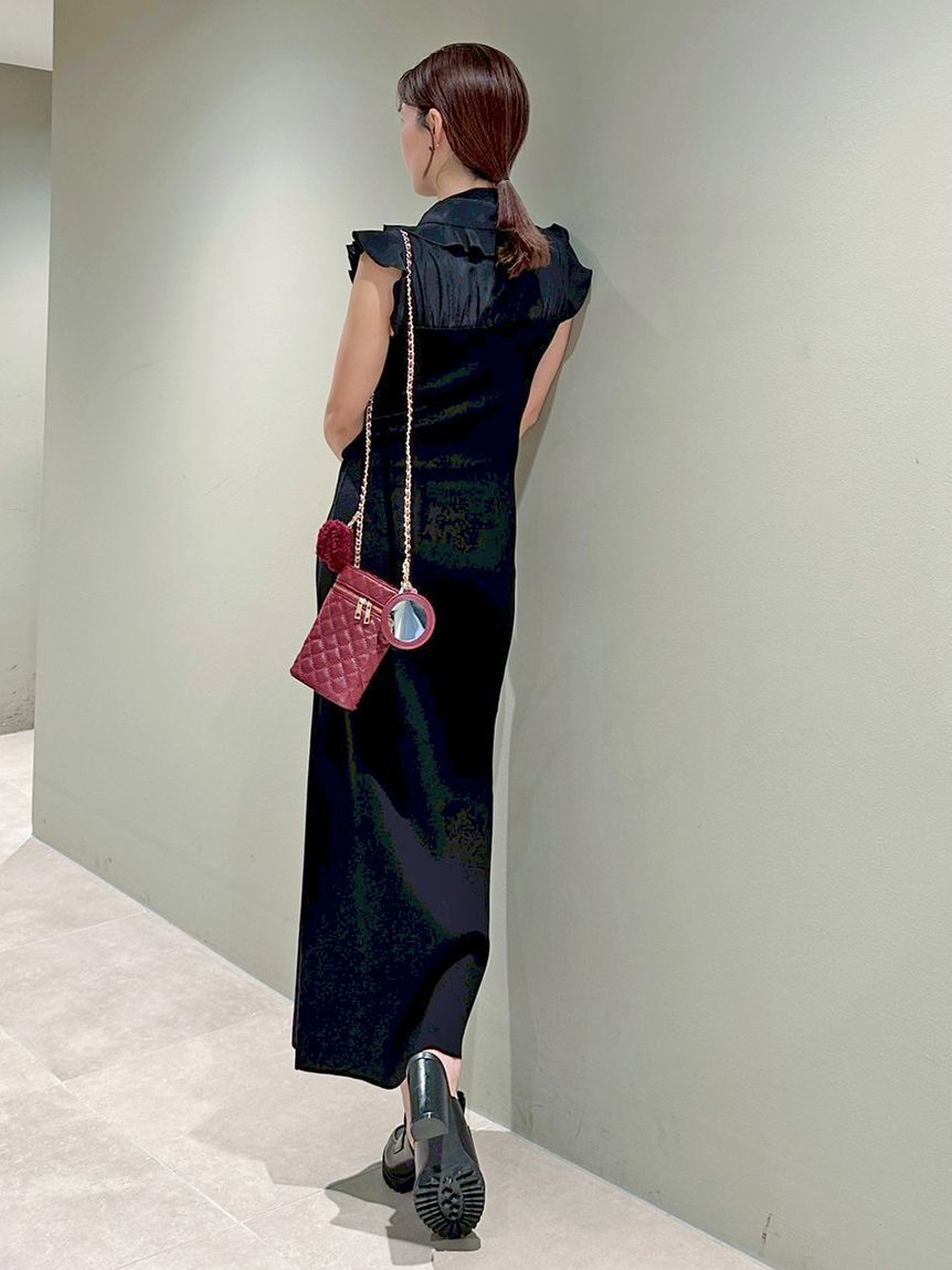 SNIDEL「Sustainableフリルカラードッキングワンピース」|ワンピース|