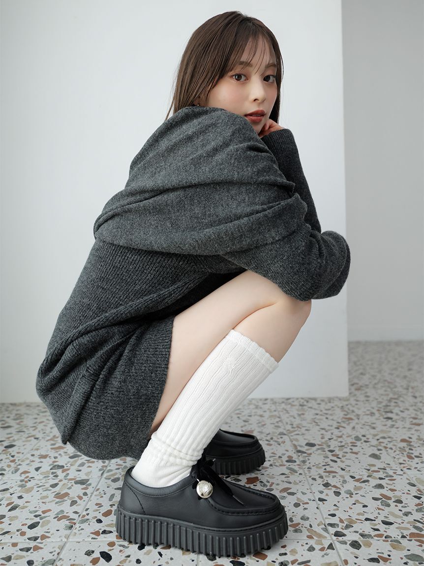 SNIDEL「ディフォメーションニットプルオーバー」|ニット・セーター|