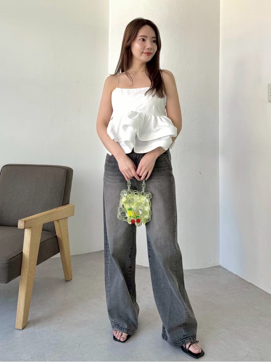 FRAY I.D「ラッフルヘムデザインキャミソール」|キャミソール|