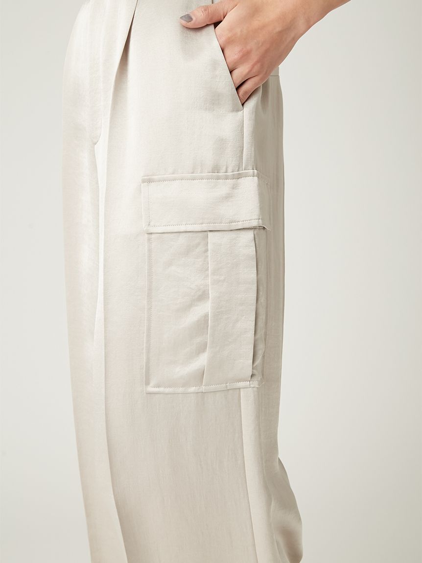 FRAY I.D「サテンカーゴパンツ」|チノ|