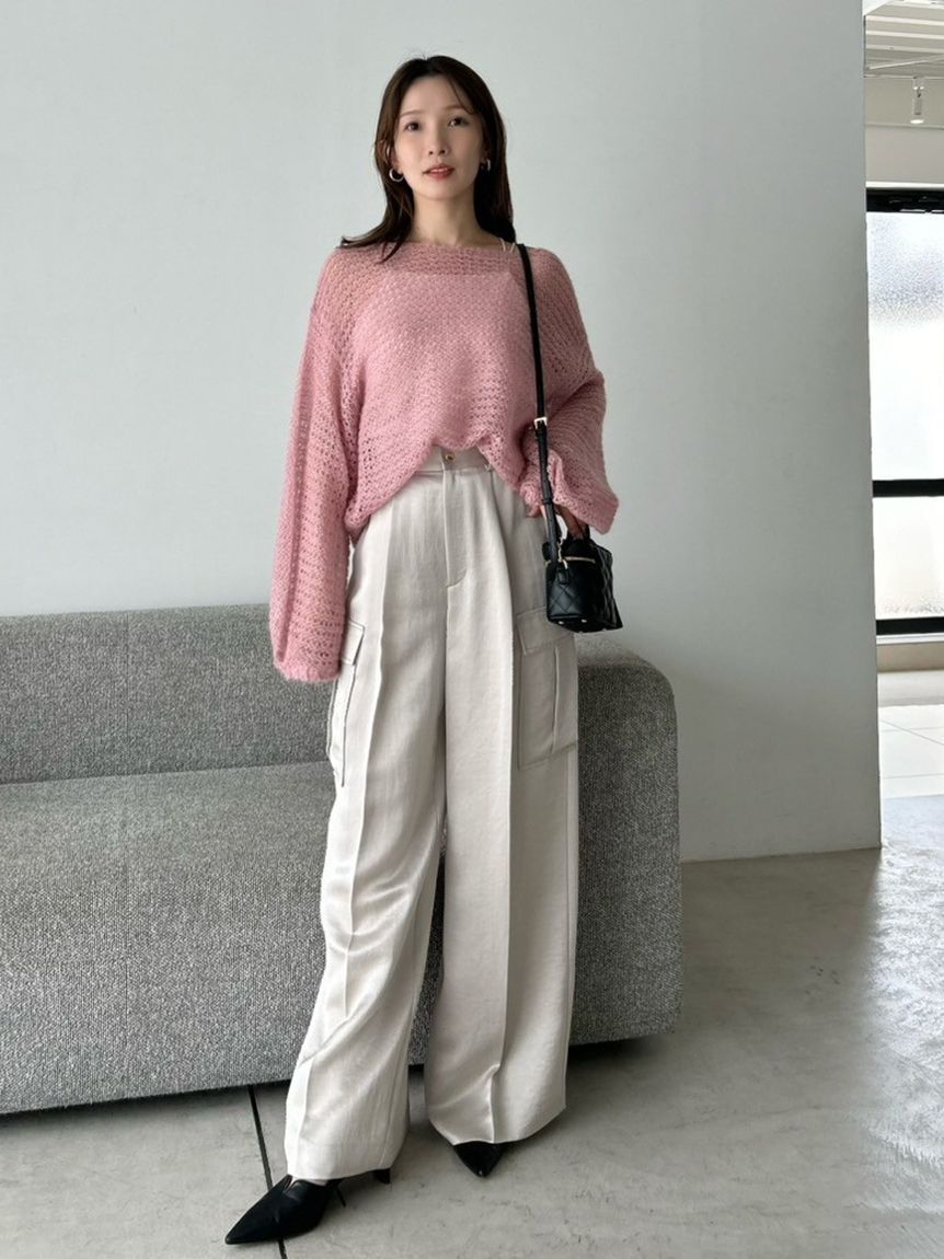 FRAY I.D「サテンカーゴパンツ」|チノ|