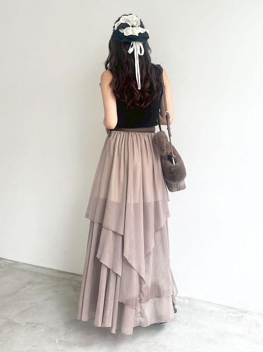 LILY BROWN「ブライトシアースカート」|スカート|