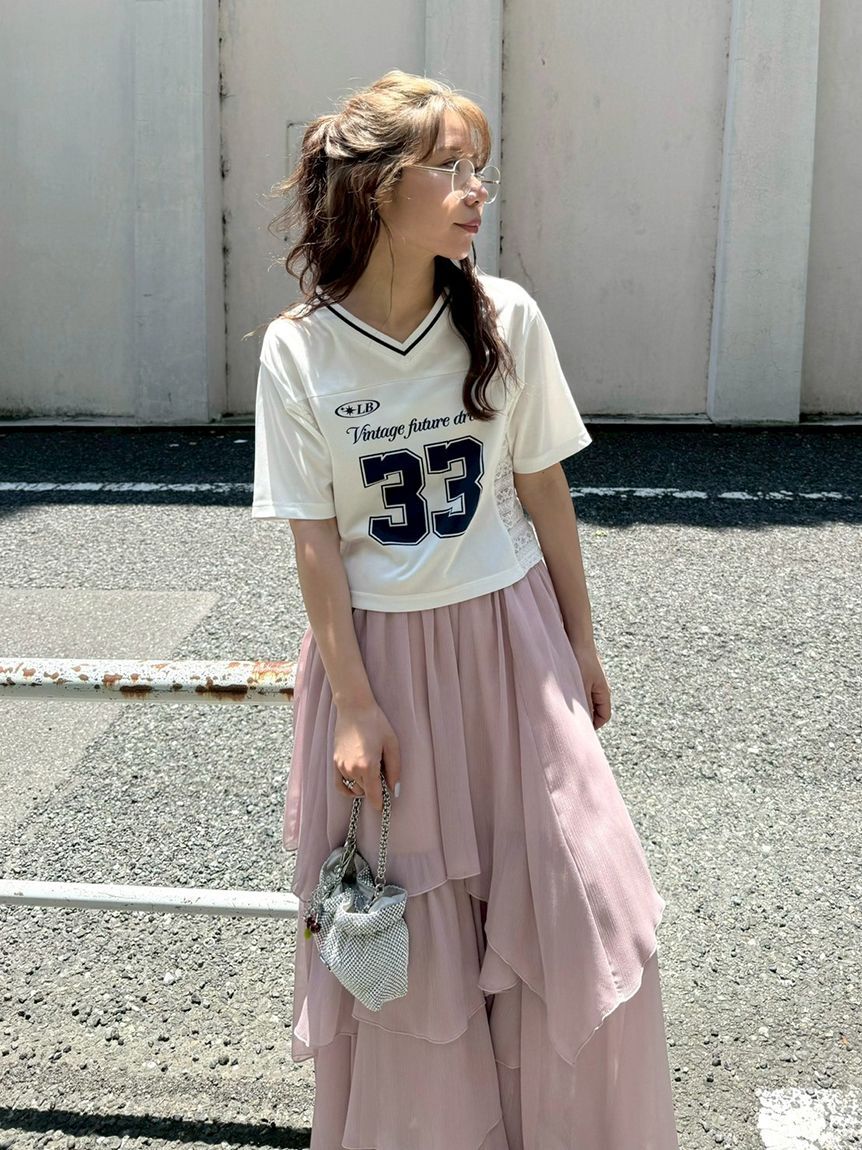 LILY BROWN「ブライトシアースカート」|スカート|