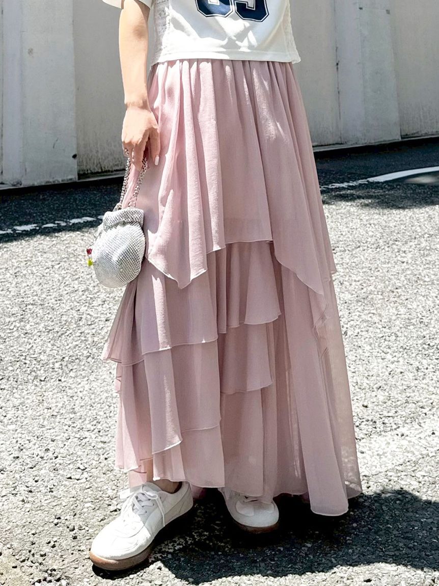 LILY BROWN「ブライトシアースカート」|スカート|