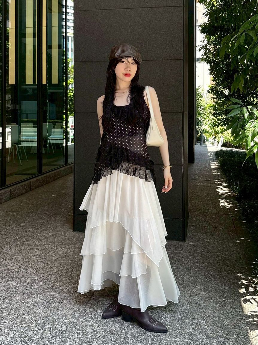 LILY BROWN「ブライトシアースカート」|スカート|
