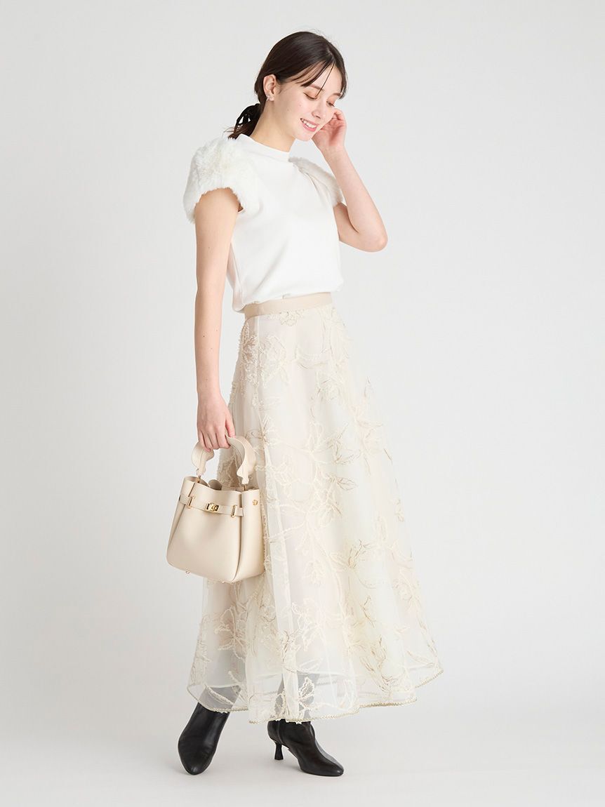 CELFORD「シルクブレンドショートファースリーブニット」|ニット・セーター|