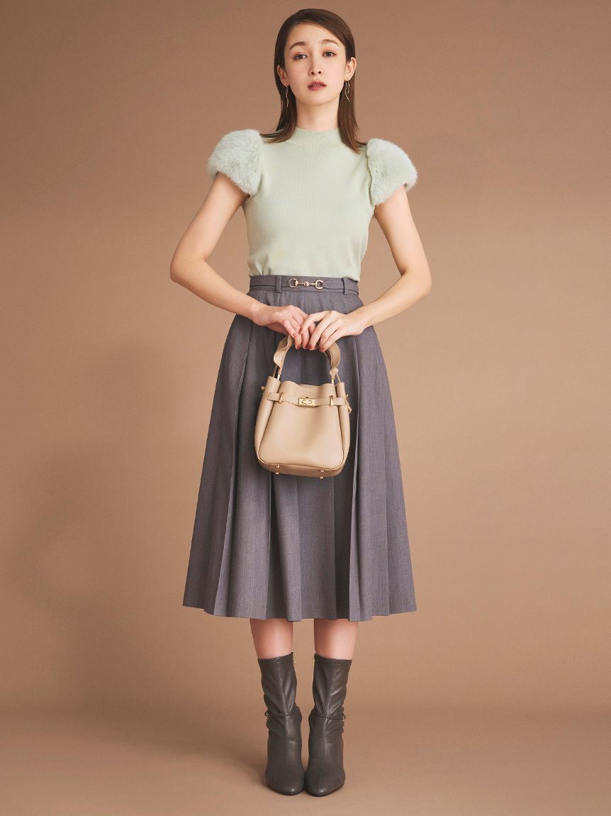 CELFORD「シルクブレンドショートファースリーブニット」|ニット・セーター|