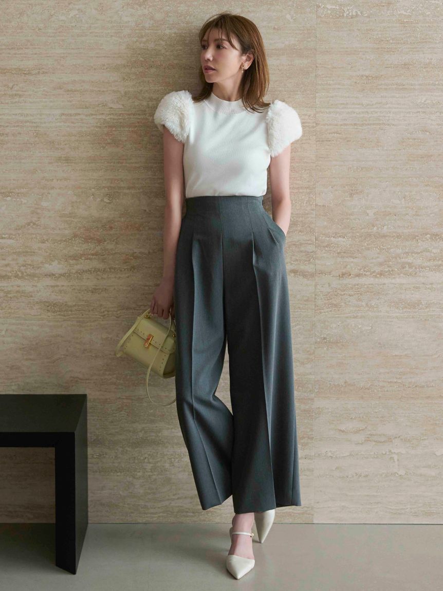 CELFORD「シルクブレンドショートファースリーブニット」|ニット・セーター|