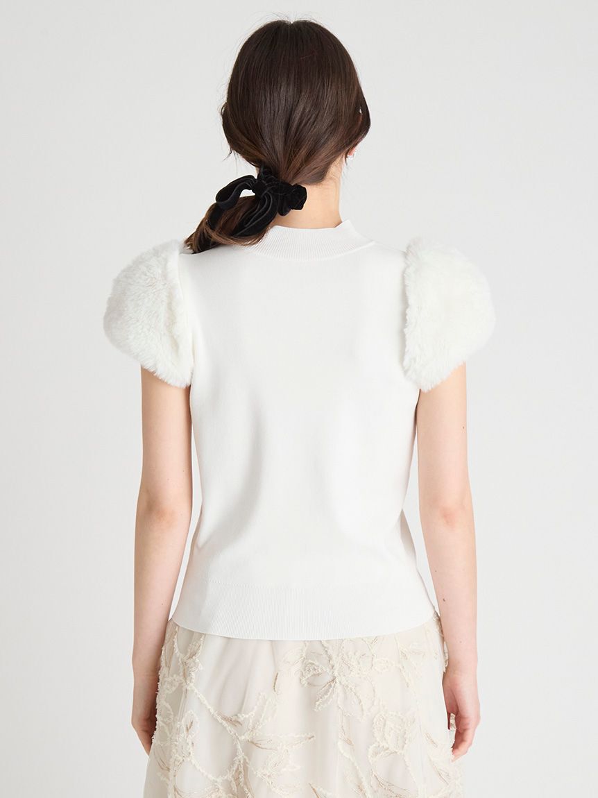 CELFORD「シルクブレンドショートファースリーブニット」|ニット・セーター|