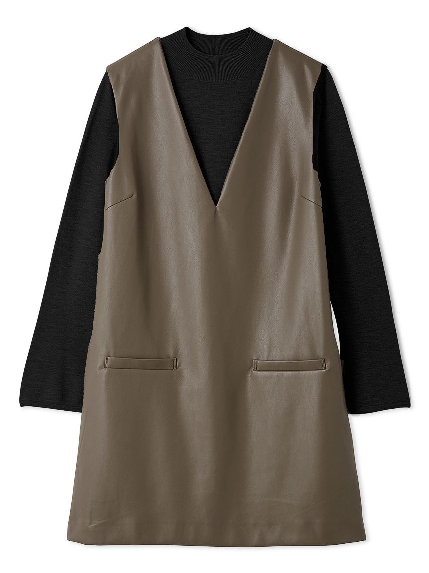 CELFORD「Vネックミニジャンパースカートセット」|ワンピース|