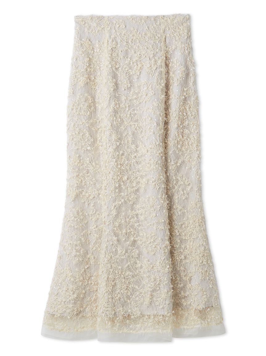 CELFORD「スパンコールレース刺繍スカート」|スカート|CRM