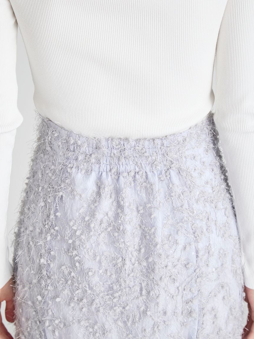 CELFORD「スパンコールレース刺繍スカート」|スカート|