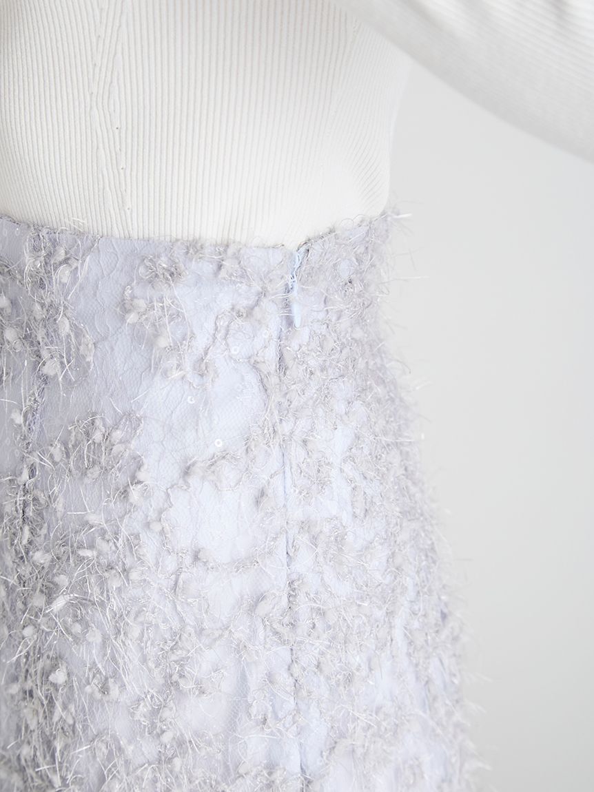 CELFORD「スパンコールレース刺繍スカート」|スカート|