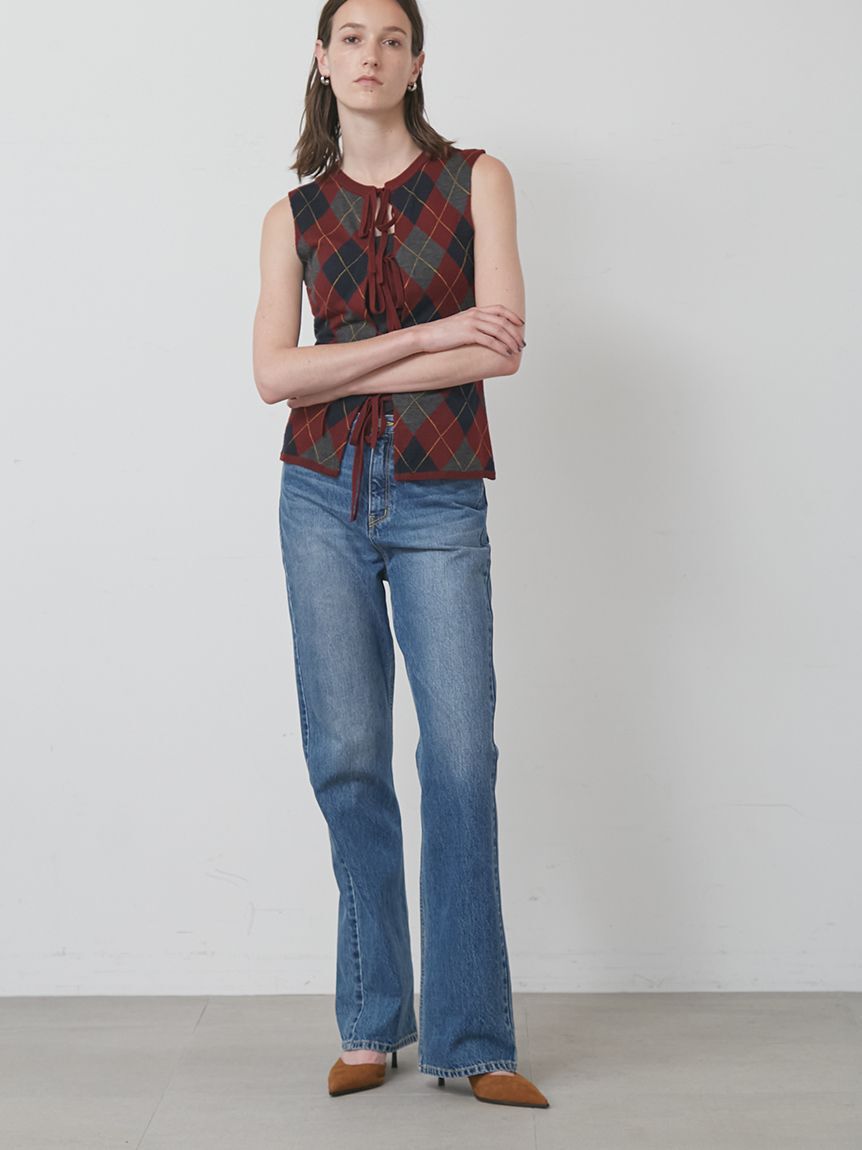 styling/「アーガイル2WAYリボンニットトップス」|ニット・セーター|