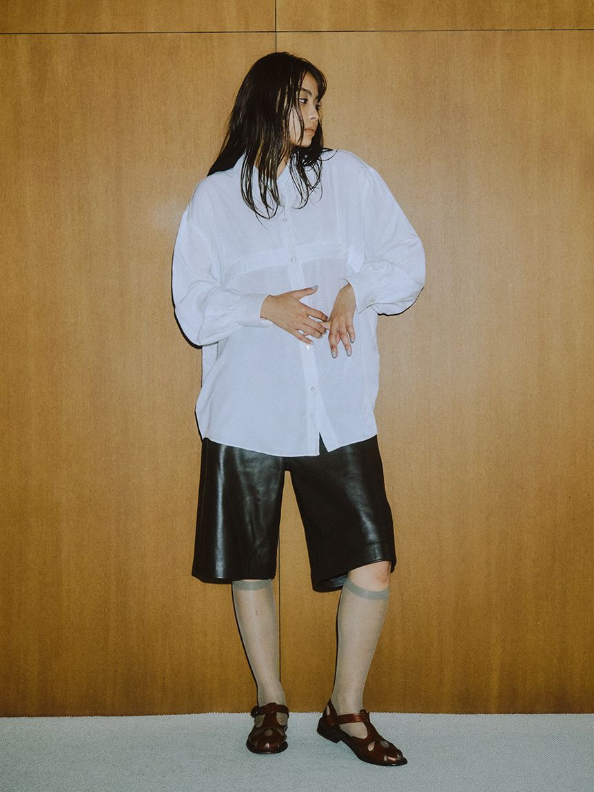 styling/「【セットアップ対応】ラムレザーハーフパンツ」|その他|