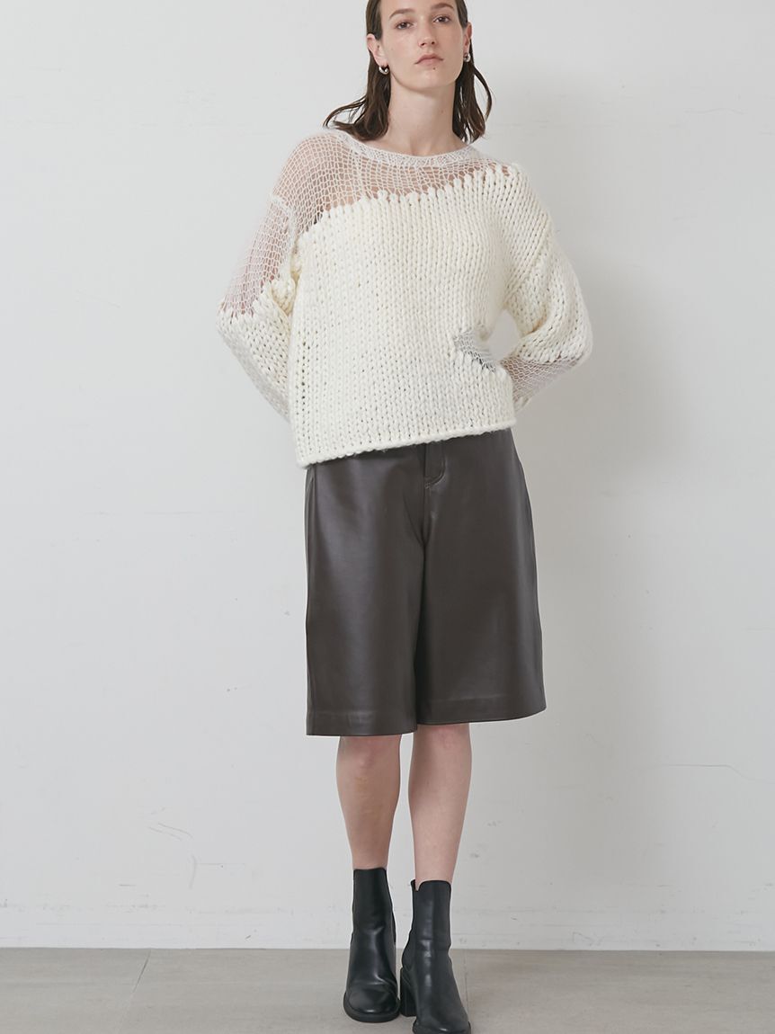 styling/「【セットアップ対応】ラムレザーハーフパンツ」|その他|