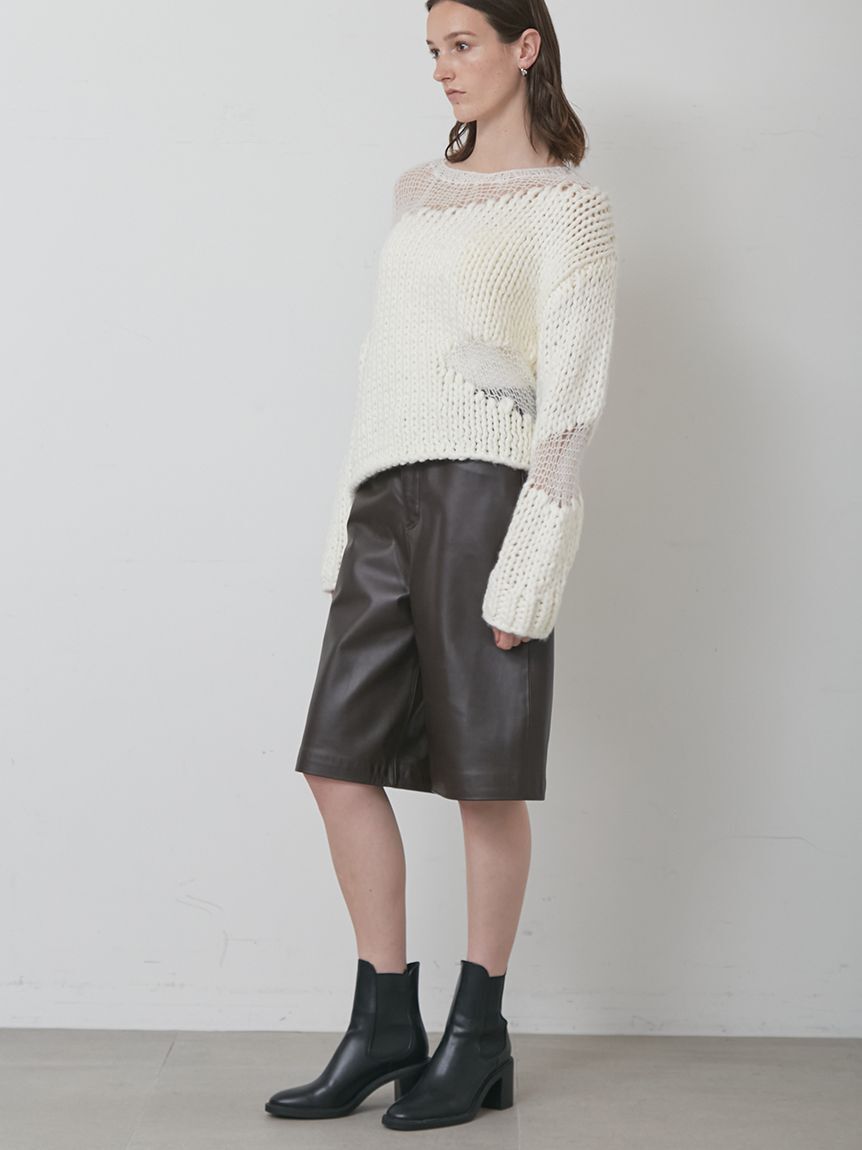 styling/「【セットアップ対応】ラムレザーハーフパンツ」|その他|