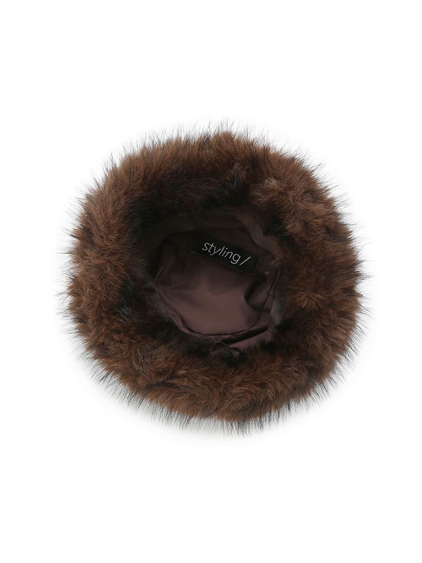 styling/「フェイクファーバケットハット」|ハット|