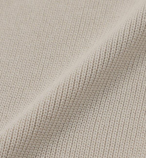 MACKINTOSH PHILOSOPHY「片畦プレーティング ジップアップニット」|ニット・セーター|