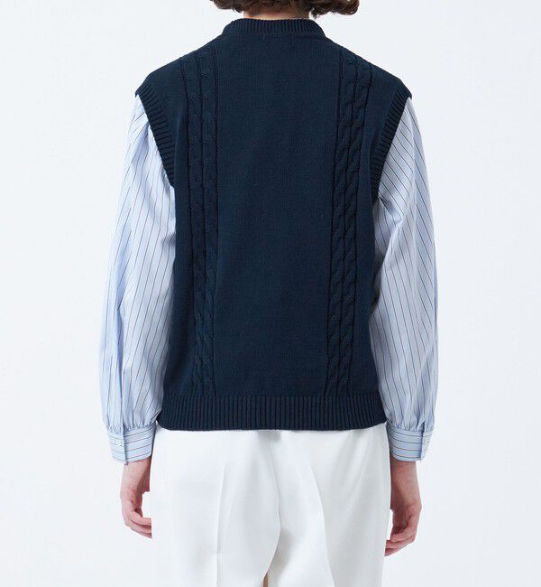 MACKINTOSH PHILOSOPHY「ケーブルベスト」|ニット・セーター|