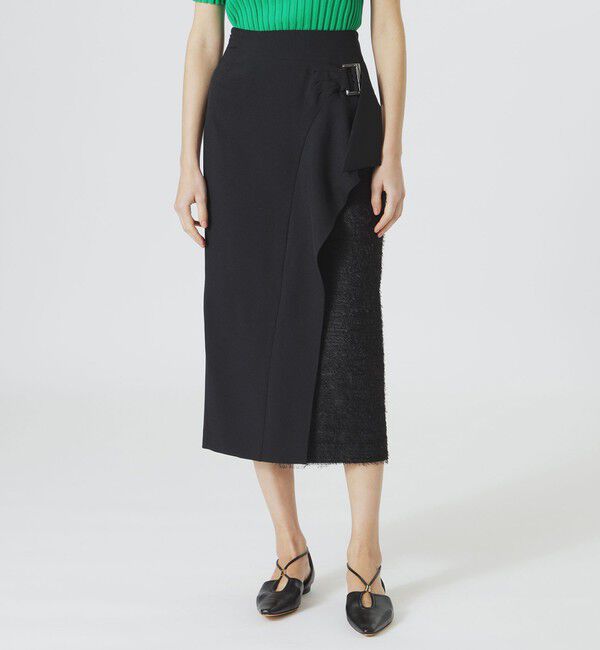  「コラムスカート」|スカート|ブラック