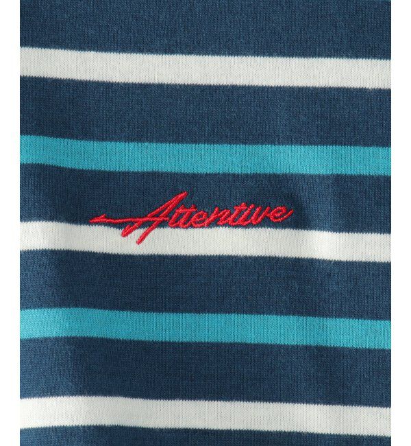 ikka kids「6分袖ボーダーゆるTシャツ（120~160cm）」|Tシャツ・カットソー|