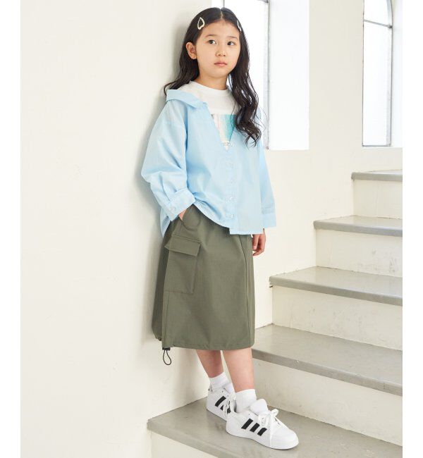 ikka kids「【親子おそろい】リップカーゴスカート（120~160cm）」|スカート|