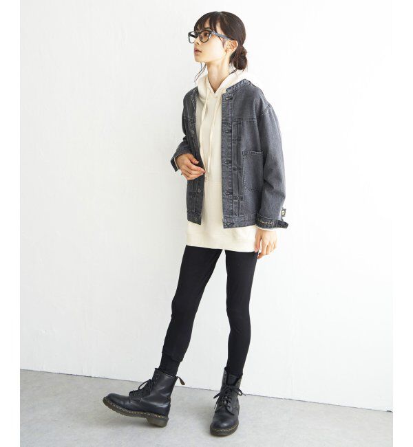 Lbc with Life「【sweet web掲載】LBCデニムノーカラージャケット」|ブルゾン・スタジャン|