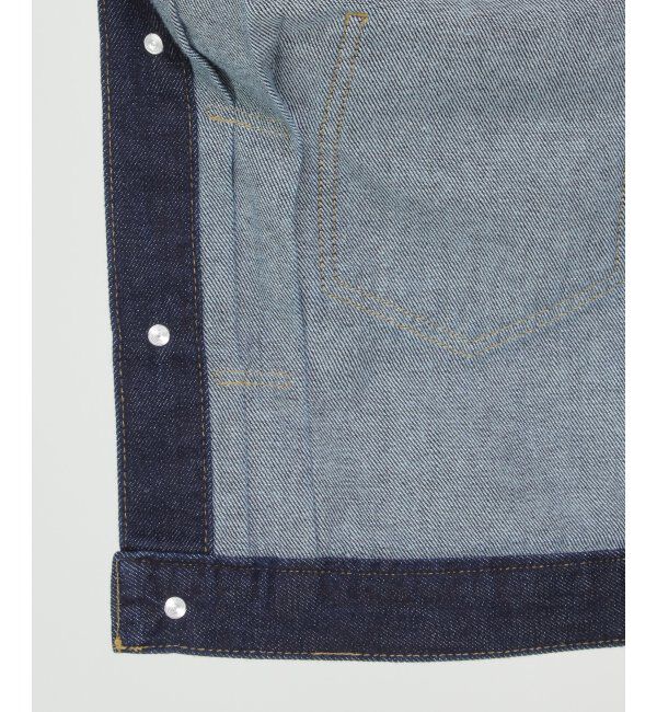 Lbc with Life「【sweet web掲載】LBCデニムノーカラージャケット」|ブルゾン・スタジャン|