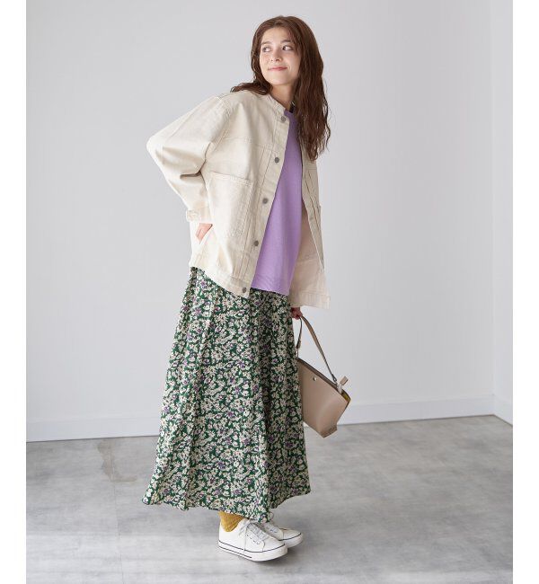 Lbc with Life「【sweet web掲載】LBCデニムノーカラージャケット」|ブルゾン・スタジャン|