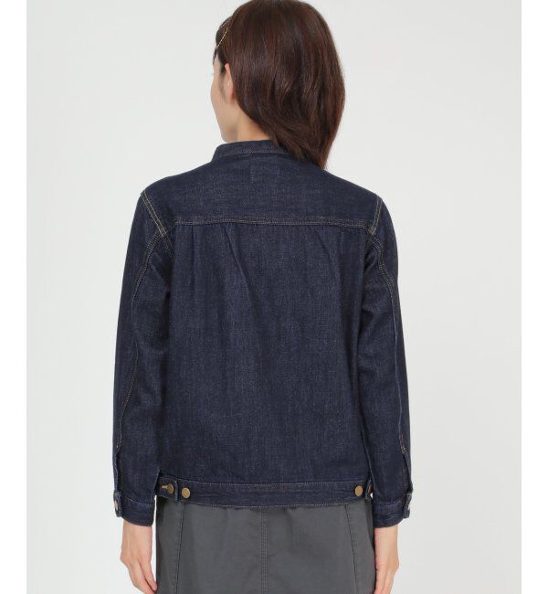 Lbc with Life「【sweet web掲載】LBCデニムノーカラージャケット」|ブルゾン・スタジャン|