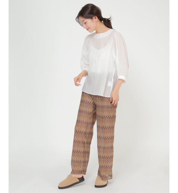 Lbc with Life「カットジャカードメランジパンツ」|その他|