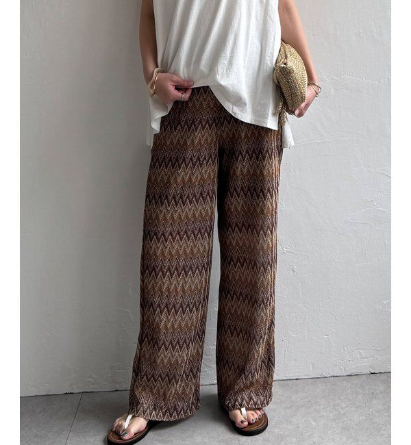 Lbc with Life「カットジャカードメランジパンツ」|その他|