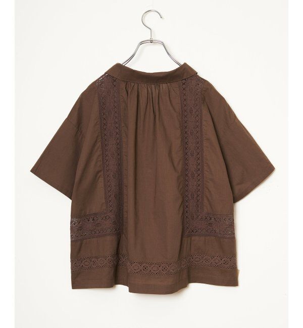 Lbc with Life「レース切り替えシャツ」|シャツ・ブラウス|