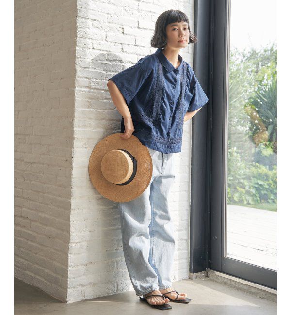 Lbc with Life「レース切り替えシャツ」|シャツ・ブラウス|