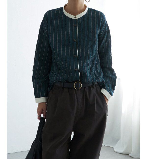 Lbc with Life「クレリックパイピングシャツ」|シャツ・ブラウス|