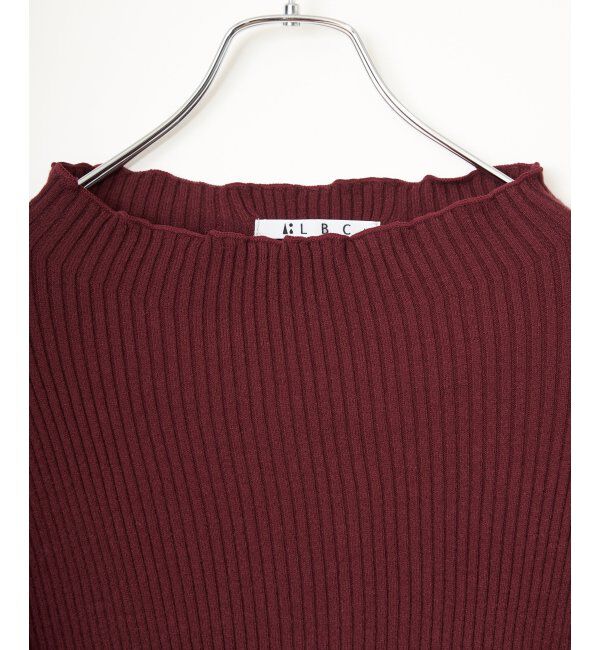 Lbc with Life「袖配色レイヤーリブニット」|カーディガン|