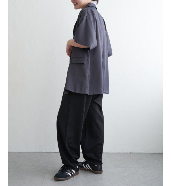 VENCE share style「ヘザーツイルハーフスリーブジャケット」|テーラードジャケット|