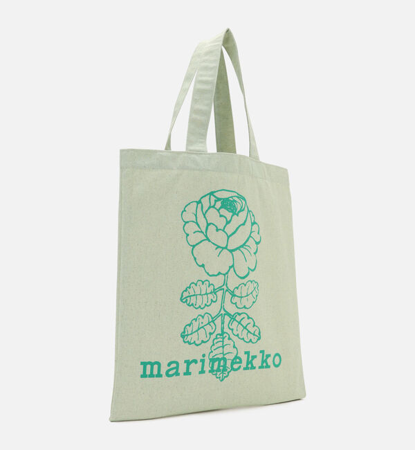 Marimekko「Vankka Vihkiruusu Placement トートバッグ」|トートバッグ|