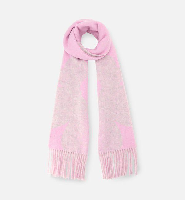 Marimekko「Onnekas Unikko スカーフ」|その他|ライトピンク