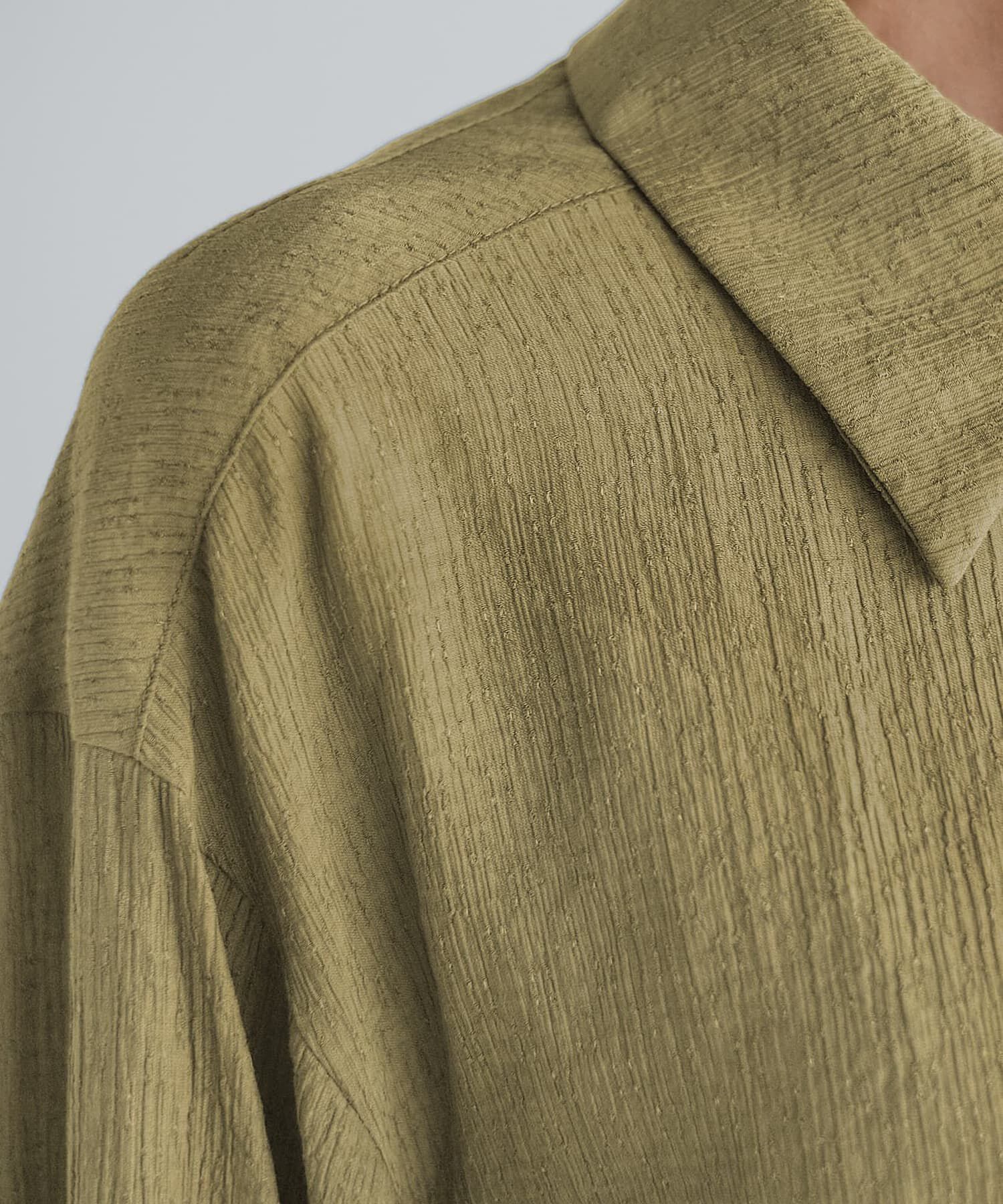 STYLE DELI「ドビーシャツ襟ブラウス」|シャツ・ブラウス|