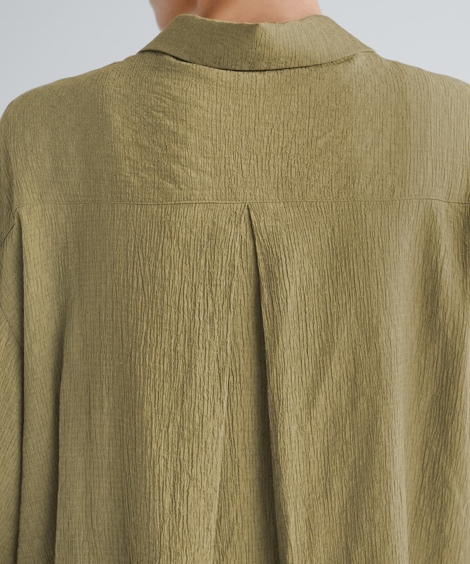 STYLE DELI「ドビーシャツ襟ブラウス」|シャツ・ブラウス|